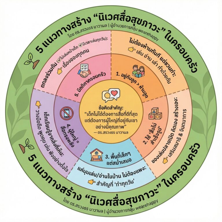 5 แนวทางสร้างนิเวศสื่อสุขภาวะในครอบครัว